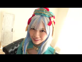 让受气包的御宅族大叔笑颜满面的 微笑笔交・潮吹神对应的Cosplayer 雫月心樱 MUKC-102
