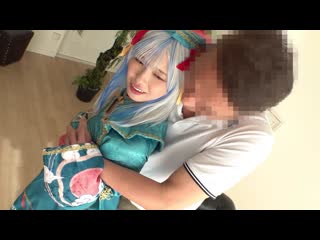 让受气包的御宅族大叔笑颜满面的 微笑笔交・潮吹神对应的Cosplayer 雫月心樱 MUKC-102