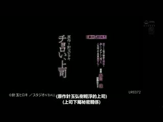 原作:针玉宏树 笨手笨脚的上司 真人版 本田瞳 URE-072