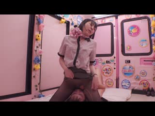 Deeps x Magic Mirror Bus合作计画 大手航空公司服务员美人机长让处男鸡巴用无手吹奏改善早洩！ DVMM-222
