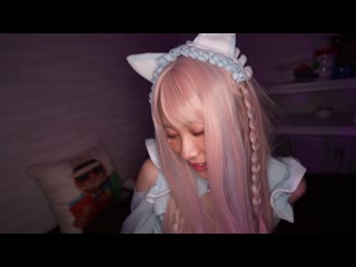讓粉絲們著迷的超可愛又愛撒嬌的角色扮演者，餵她喝催情藥後進行無套做愛！秘密的免費炮！ TIKB-206