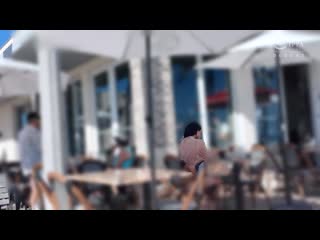 邁阿密的咖啡館裡把上的西班牙裔名媛人妻，用武士風格進行國際交流！桑迪（40歲） HIKR-233