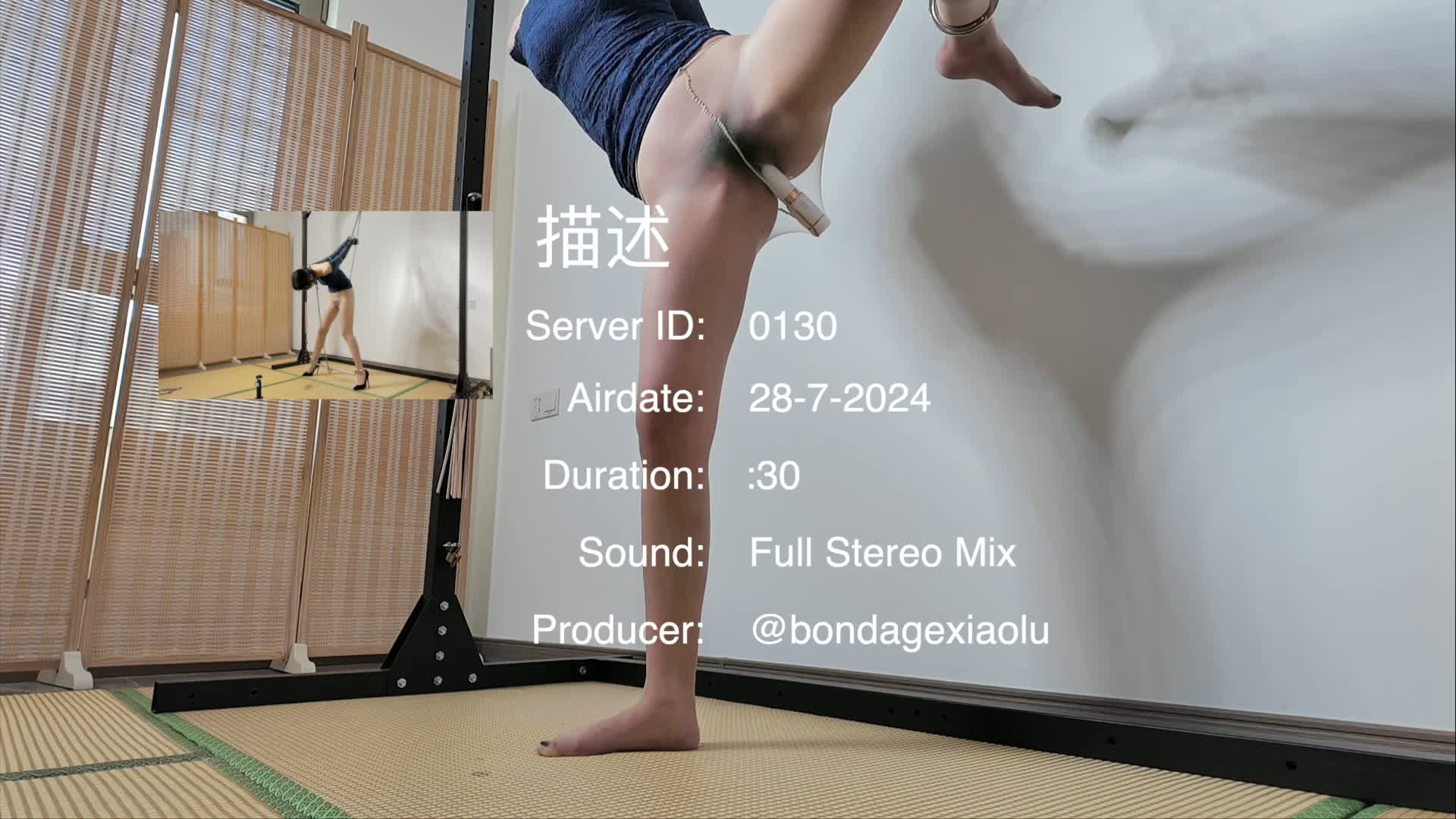 【小鹿工作室】单腿吊佩戴插件口舌侍奉